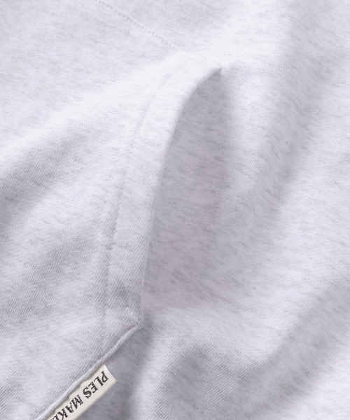 make a ray!（メイク ア レイ！）の「【72】【PLES】チェック ハートロゴ ショート丈 プルパーカー/ワンポイント刺繍/メンズ/レディース/ユニセックス（パーカー・レディース・ブラウン/ブラック/アッシュグレー・M/L）」の9枚目の写真