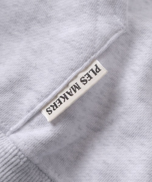 make a ray!（メイク ア レイ！）の「【72】【PLES】チェック ハートロゴ ショート丈 プルパーカー/ワンポイント刺繍/メンズ/レディース/ユニセックス（パーカー・レディース・ブラウン/ブラック/アッシュグレー・M/L）」の10枚目の写真