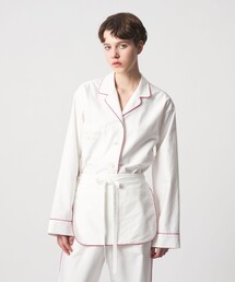 6 | <6(ROKU)>コットン パイピング シャツ(シャツ/ブラウス)