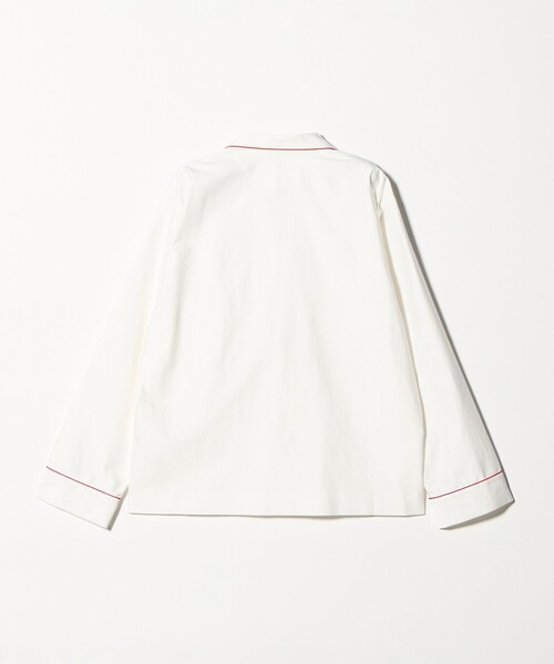 6（ロク）の「＜6(ROKU)＞コットン パイピング シャツ（シャツ/ブラウス・レディース・ホワイト/コバルトブルー・FREE）」の6枚目の写真