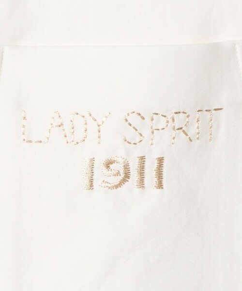 6（ロク）の「＜6(ROKU)＞コットン パイピング シャツ（シャツ/ブラウス・レディース・ホワイト/コバルトブルー・FREE）」の8枚目の写真