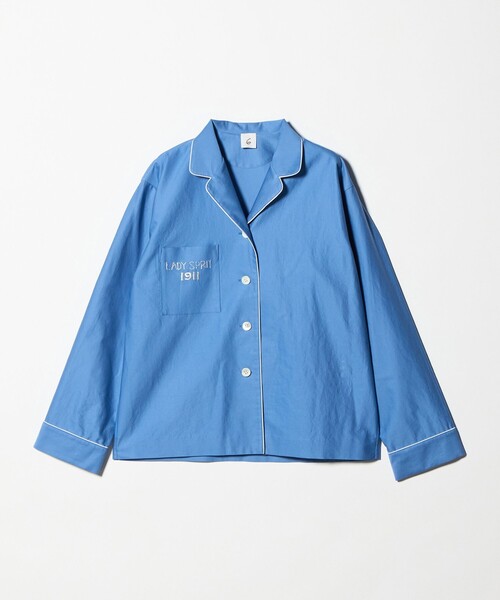 6(ROKU)＞コットン パイピング シャツ（シャツ/ブラウス）｜6（ロク