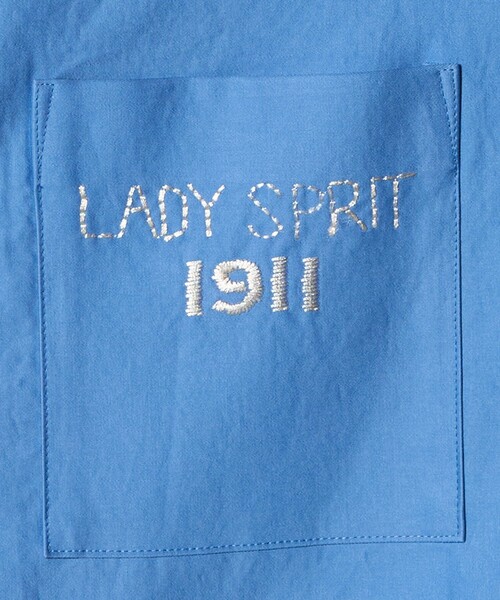 6（ロク）の「＜6(ROKU)＞コットン パイピング シャツ（シャツ/ブラウス・レディース・ホワイト/コバルトブルー・FREE）」の15枚目の写真