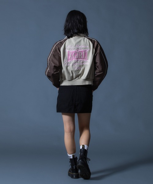 X-girl（エックスガール）の「FLAP POCKET MINI SKIRT（スカート・レディース・ブラック/カモフラージュ・S/M）」の6枚目の写真