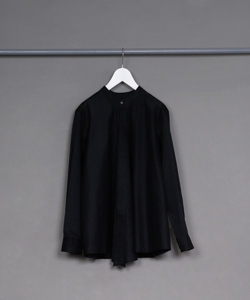 kha:ki（カーキ）の「「KHA:KI / カーキ」DRAPE TIE BLOUSE（シャツ/ブラウス・レディース・カーキ/ブラック・2/1）」の2枚目の写真
