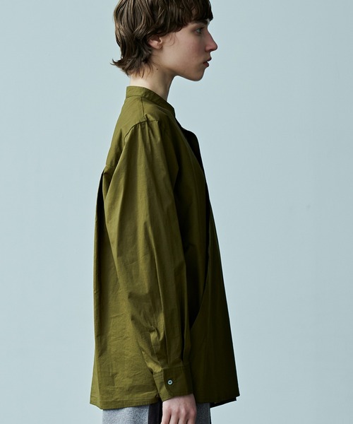 kha:ki（カーキ）の「「KHA:KI / カーキ」DRAPE TIE BLOUSE（シャツ/ブラウス・レディース・カーキ/ブラック・2/1）」の13枚目の写真