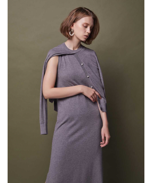 AYIHOLIC CASHMERE(アイホリックカシミア)の「ツインカーディガンニットドレス(ワンピース・レディース・その他・MEDIUM/SMALL)」の3枚目の写真