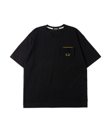 ベーシック12ポケットロードトリップTシャツ - ブラック