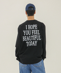 [8数] ホープヘビー長袖Tシャツ (ブラック)