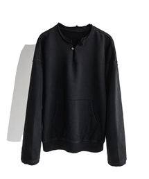 CORD（コード）の「Round Cut Vent Crewneck_BK（Tシャツ/カットソー）」