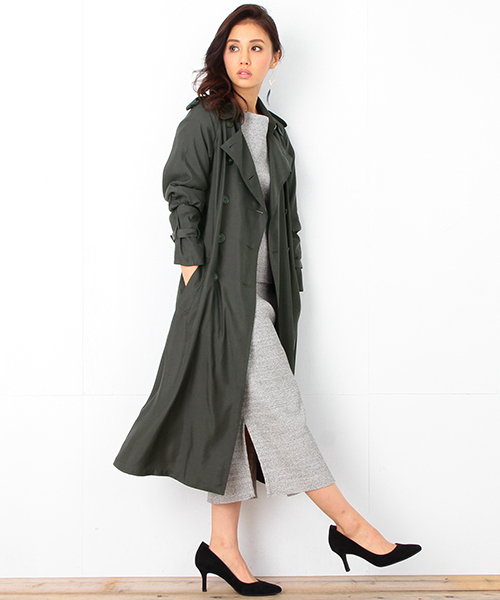 B:MING by BEAMS（ビーミングバイビームス）の「ビーミング by ビームス / テレコ後ろVネックプルオーバー 16SS（Tシャツ/カットソー・レディース・グレー/ネイビー・ONE SIZE）」の16枚目の写真