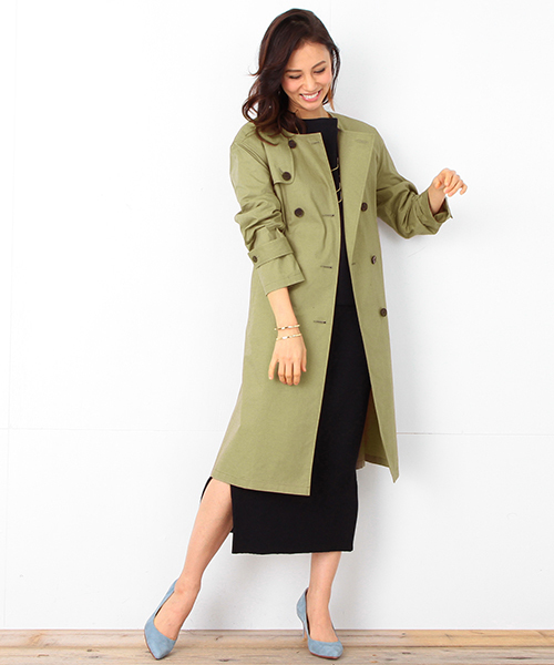 B:MING by BEAMS（ビーミングバイビームス）の「ビーミング by ビームス / テレコ後ろVネックプルオーバー 16SS（Tシャツ/カットソー・レディース・グレー/ネイビー・ONE SIZE）」の19枚目の写真