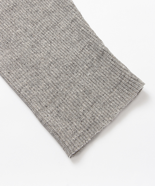 B:MING by BEAMS（ビーミングバイビームス）の「ビーミング by ビームス / テレコ後ろVネックプルオーバー 16SS（Tシャツ/カットソー・レディース・グレー/ネイビー・ONE SIZE）」の10枚目の写真