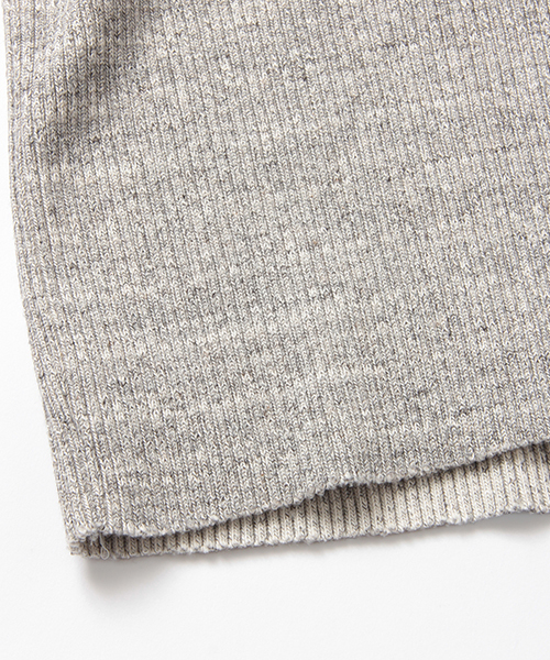 B:MING by BEAMS（ビーミングバイビームス）の「ビーミング by ビームス / テレコ後ろVネックプルオーバー 16SS（Tシャツ/カットソー・レディース・グレー/ネイビー・ONE SIZE）」の11枚目の写真