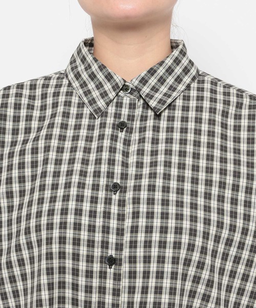 LOWRYS FARM（ローリーズファーム）の「チェックBIGシャツ　638587（シャツ/ブラウス・レディース・ブラック/ブラウン/グレー/ベージュ系その他2・FREE）」の20枚目の写真