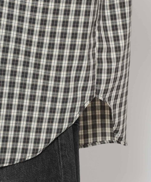 LOWRYS FARM（ローリーズファーム）の「チェックBIGシャツ　638587（シャツ/ブラウス・レディース・ブラック/ブラウン/グレー/ベージュ系その他2・FREE）」の22枚目の写真