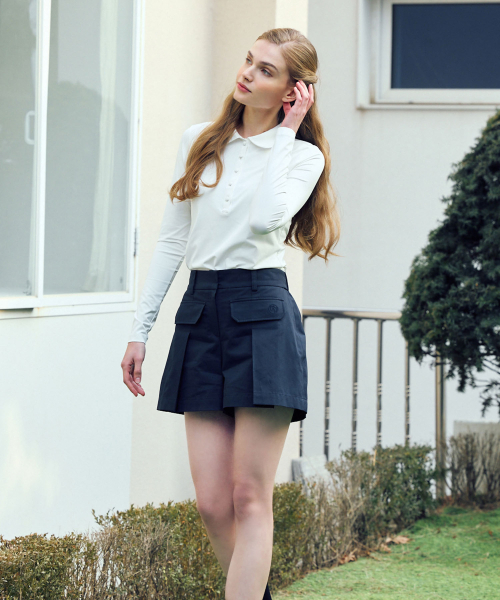 LORDLOAR（ロードロアル）の「クールスリム長袖PKTシャツホワイト（ポロシャツ・レディース・その他・LARGE/MEDIUM）」の5枚目の写真