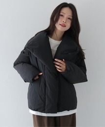 HER CLOSET（ハークローゼット）の「【HER CLOSET】2WAY中綿ボリュームジャケット 2WAY PADDED VOLUME JACKET（ダウンジャケット/コート）」