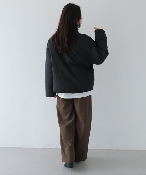 HER CLOSET】2WAY中綿ボリュームジャケット 2WAY PADDED VOLUME JACKET