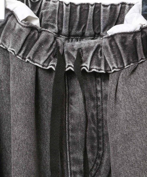 LEPSIM（レプシィム）の「イージーデニムパンツ　630150（デニムパンツ・レディース・ライトブルー/グレー系その他/ブルー/ピンク・FREE）」の9枚目の写真