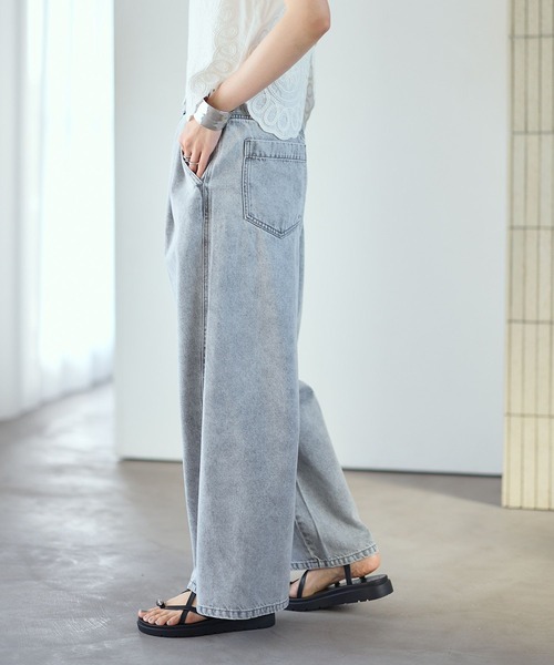 イージーデニムパンツ 630150【KKfashion紹介アイテム】（デニムパンツ