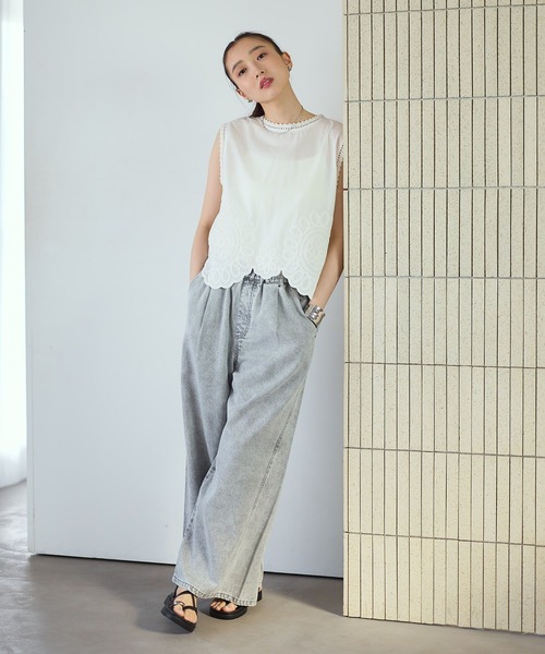 イージーデニムパンツ 630150【KKfashion紹介アイテム】（デニムパンツ