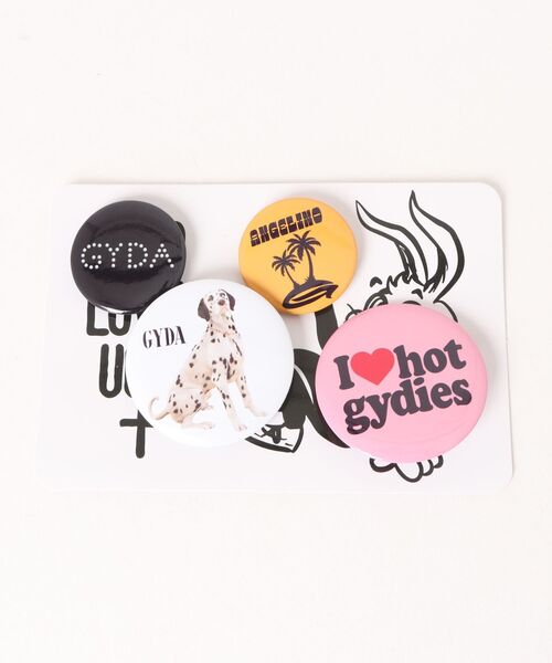 GYDA（ジェイダ）の「GYDA(ジェイダ)バックパック A4対応 缶バッジ付き GY-B445 カジュアル（バックパック/リュック・レディース・ブラック・FREE）」の11枚目の写真