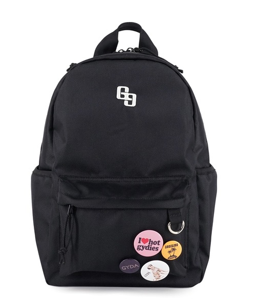GYDA（ジェイダ）の「GYDA(ジェイダ)バックパック A4対応 缶バッジ付き GY-B445 カジュアル（バックパック/リュック・レディース・ブラック・FREE）」の10枚目の写真
