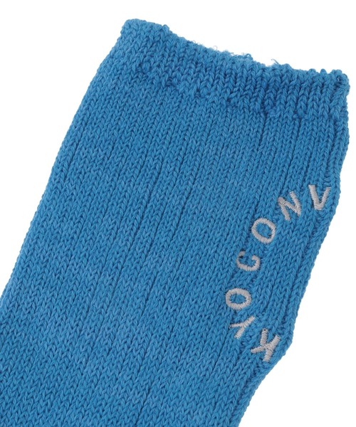 CONVERSE TOKYO（コンバーストウキョウ）の「CIRCLE LOGO RIB SOX（ソックス/靴下・レディース・ベージュ/ライトグレー/ブルー/チャコールグレー/レッド・1/3）」の7枚目の写真