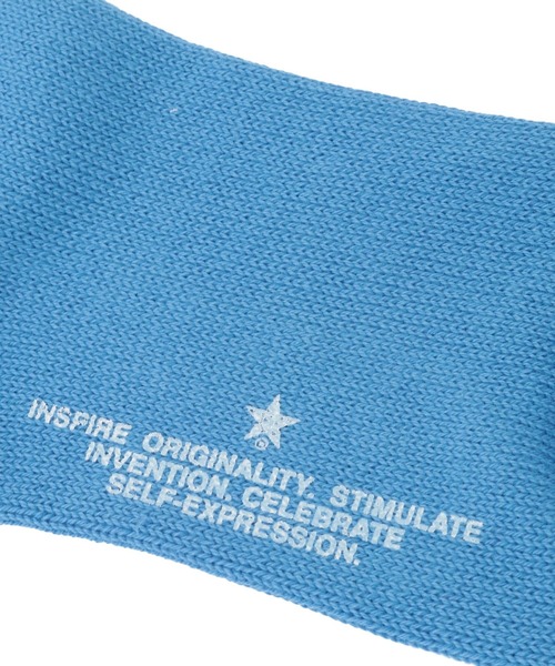 CONVERSE TOKYO（コンバーストウキョウ）の「CIRCLE LOGO RIB SOX（ソックス/靴下・レディース・ベージュ/ライトグレー/ブルー/チャコールグレー/レッド・1/3）」の10枚目の写真