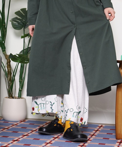 EMAGO 植物刺繍ﾍﾟﾁﾊﾟﾝﾂ