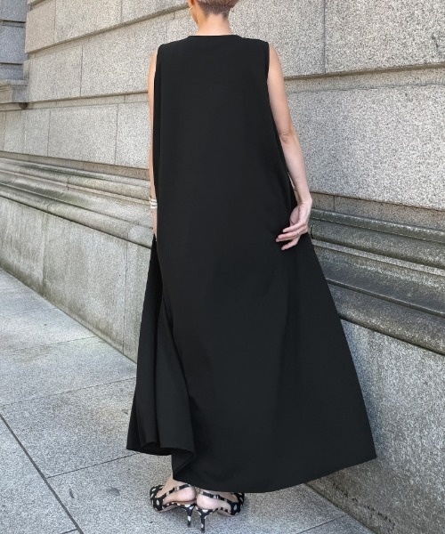 JENNE(ジェンヌ)の「カットソーリラックスワンピース(ワンピース・レディース・ピンク系/ブラック・SMALL/MEDIUM/LARGE)」の5枚目の写真