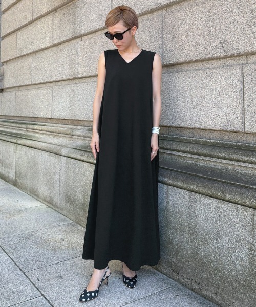 JENNE(ジェンヌ)の「カットソーリラックスワンピース(ワンピース・レディース・ピンク系/ブラック・SMALL/MEDIUM/LARGE)」の7枚目の写真