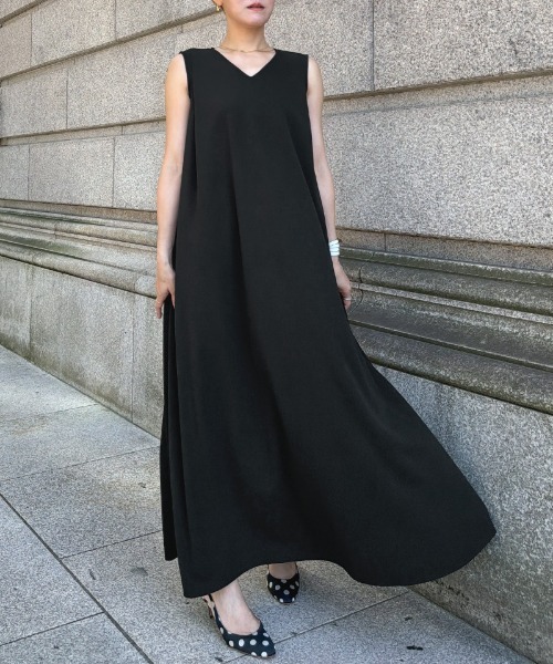 JENNE(ジェンヌ)の「カットソーリラックスワンピース(ワンピース・レディース・ピンク系/ブラック・SMALL/MEDIUM/LARGE)」の9枚目の写真