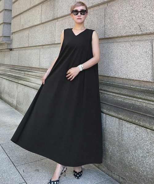 JENNE(ジェンヌ)の「カットソーリラックスワンピース(ワンピース・レディース・ピンク系/ブラック・SMALL/MEDIUM/LARGE)」の12枚目の写真