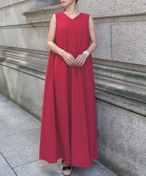 JENNE(ジェンヌ)の「カットソーリラックスワンピース(ワンピース・レディース・ピンク系/ブラック・SMALL/MEDIUM/LARGE)」の18枚目の写真