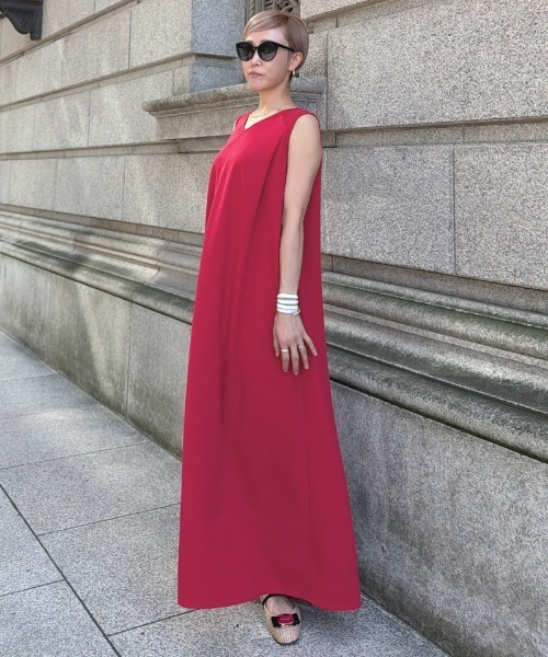 JENNE(ジェンヌ)の「カットソーリラックスワンピース(ワンピース・レディース・ピンク系/ブラック・SMALL/MEDIUM/LARGE)」の19枚目の写真