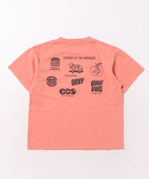 GROOVY COLORS（グルービーカラーズ）の「Over-dyed Short Sleeve Tee（Tシャツ/カットソー・キッズ・オレンジ・135/145）」の3枚目の写真