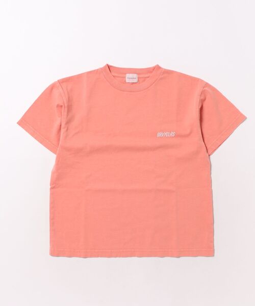 GROOVY COLORS（グルービーカラーズ）の「Over-dyed Short Sleeve Tee（Tシャツ/カットソー・キッズ・オレンジ・135/145）」の2枚目の写真