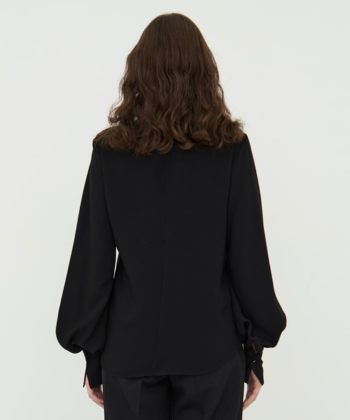 CINOH（チノ）の「BLACK FORMAL BOWTIE SHIRT（シャツ/ブラウス・レディース・アイボリー/ブラック・36）」の20枚目の写真