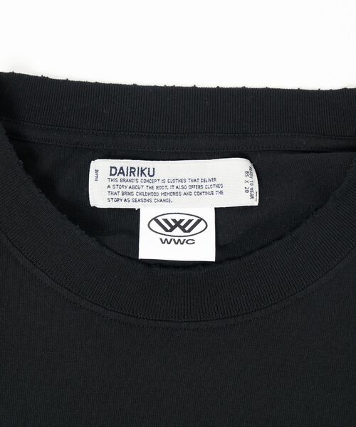 DAIRIKU(ダイリク)の「DAIRIKU / ダイリク×WILYWNKA "LOVE MY DAD" Embroidery(Tシャツ/カットソー・メンズ・ブラック・FREE)」の4枚目の写真