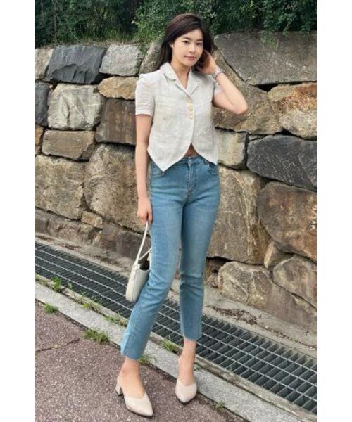 HYBERNAT(ハイバーナット)の「シグネチャーストレートデニムパンツ(デニムパンツ・レディース・その他・MEDIUM)」の9枚目の写真