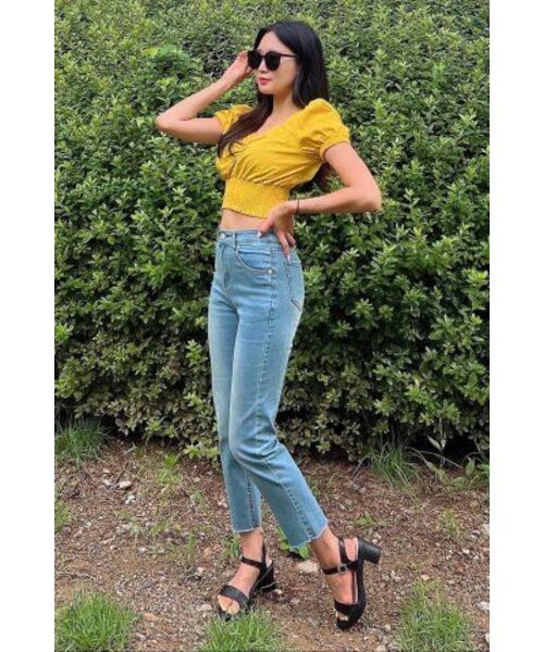 HYBERNAT(ハイバーナット)の「シグネチャーストレートデニムパンツ(デニムパンツ・レディース・その他・MEDIUM)」の11枚目の写真