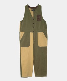CUBE SUGAR | CUBE SUGAR/キューブシュガー ピーチツイル x コーデュロイ サロペットパンツ(サロペット/オーバーオール)
