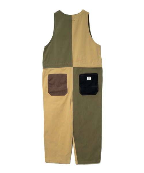 CUBE SUGAR（キューブシュガー）の「CUBE SUGAR/キューブシュガー　ピーチツイル x コーデュロイ サロペットパンツ（サロペット/オーバーオール・レディース・その他1/ブラック・FREE）」の13枚目の写真