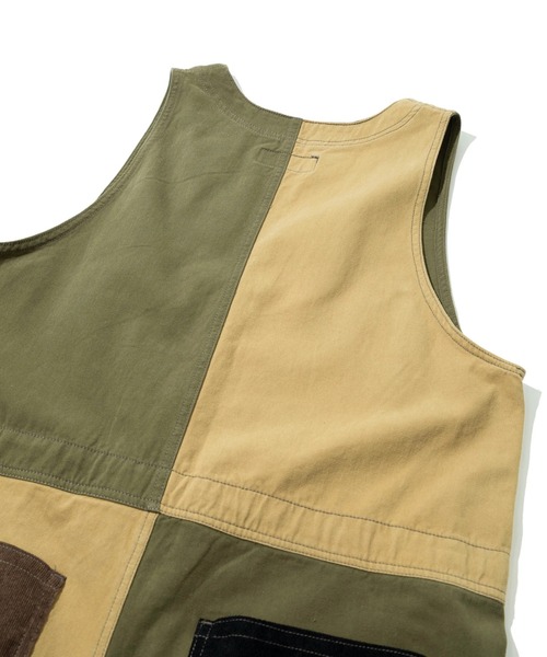 CUBE SUGAR（キューブシュガー）の「CUBE SUGAR/キューブシュガー　ピーチツイル x コーデュロイ サロペットパンツ（サロペット/オーバーオール・レディース・その他1/ブラック・FREE）」の14枚目の写真