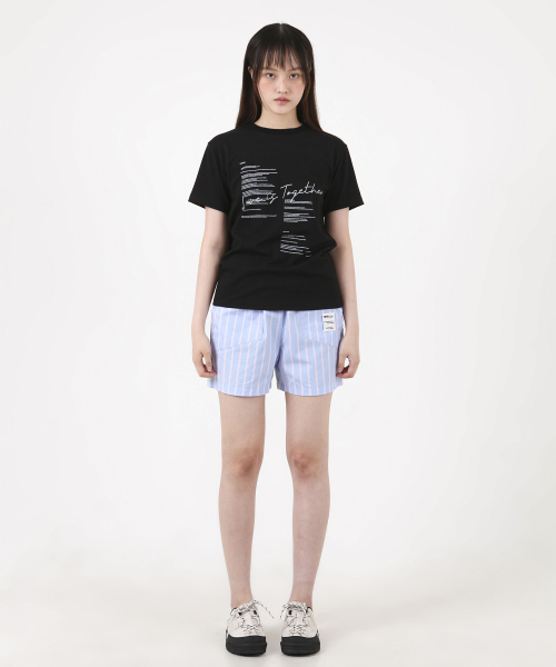 KATHARSIS(カタルシス)の「ラブイズトゥゲザー レタリングTシャツ ブラック ONE SIZE(Tシャツ/カットソー・レディース・その他・ONE SIZE)」の2枚目の写真