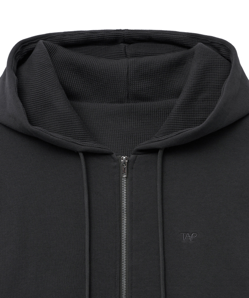 THE ANTI PLATFORM(ディアンチプラットフォーム)の「ビッグダディフードジャケット(グレー)(パーカー・メンズ・その他・M/L/XL)」の4枚目の写真