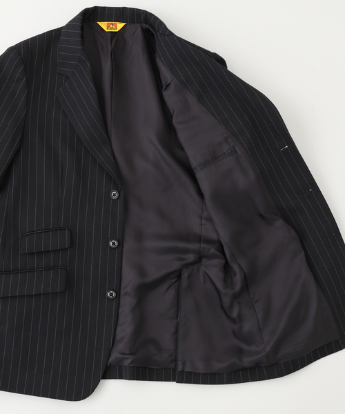 BEN DAVIS（ベンデイビス）の「BEN DAVIS（ベン デイビス）Stripe Tailored Jacket（その他アウター・メンズ・ブラック・X-LARGE/LARGE/MEDIUM）」の5枚目の写真