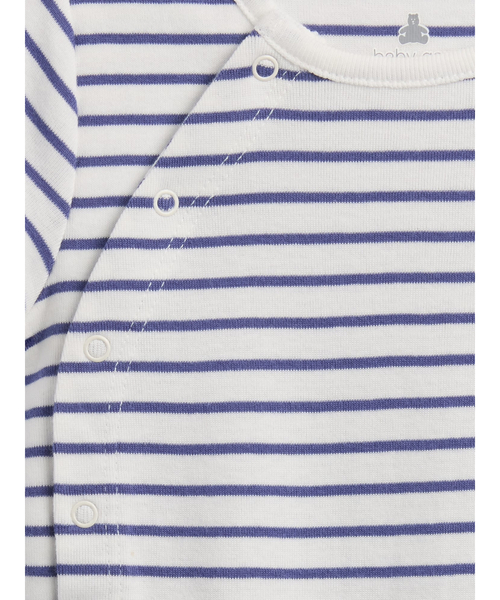 GAP(ギャップ)の「ブラナンベア ボディスーツ (ベビー)(ロンパース・キッズ・ホワイト×ブルー/イエロー/オフホワイト・50cm/60cm/80cm/70cm)」の9枚目の写真